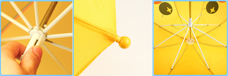 yellow duck handle umbrella