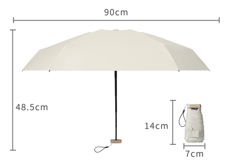 Mini Flat Umbrellas
