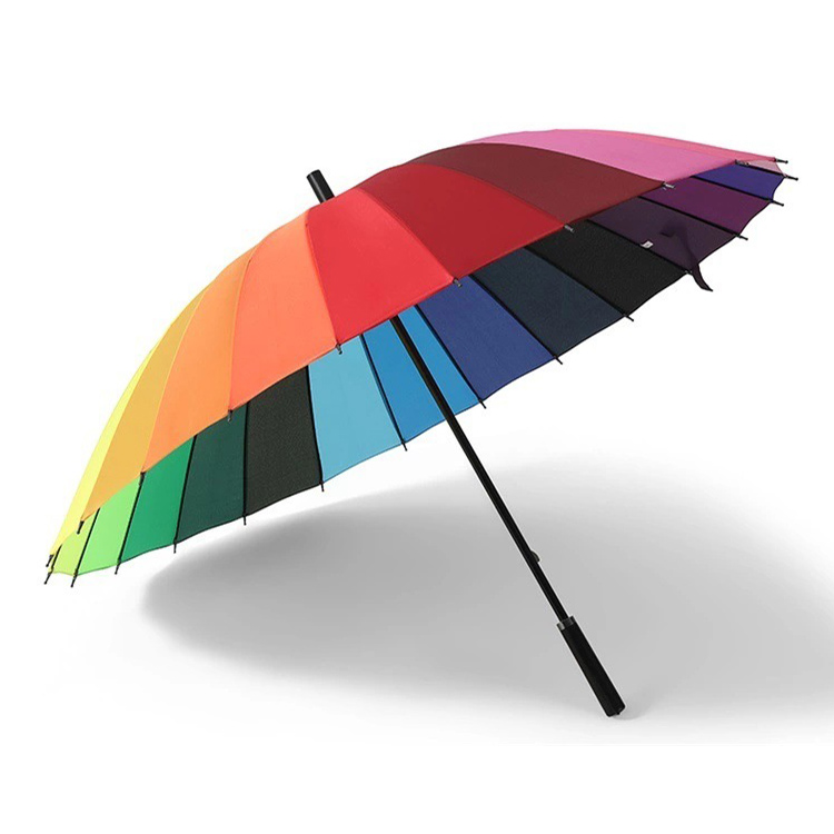 paraguas de golf arcoiris