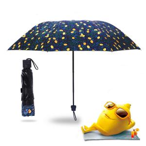 Paraguas plegable de limón