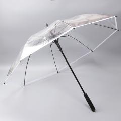 Paraguas transparente claro