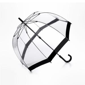 straight transparent birdcage umbrella