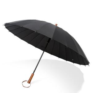 wooden handle golf umbrella