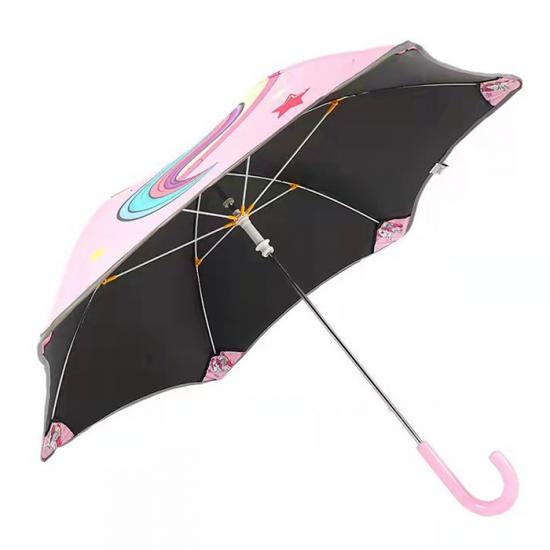 Paraguas de seguridad para niños de dibujos animados Paraguas luminoso