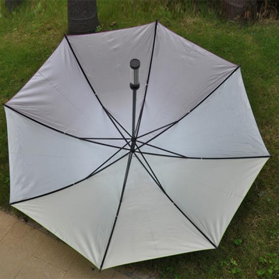 Paraguas de golf cubierto de plata de la protección UV de plata colorida