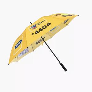 Paraguas de golf publicitario personalizado de impresión Paraguas promocional recto de una sola capa
