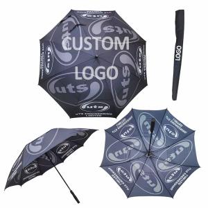 Paraguas de golf personalizado al por mayor Impresión de múltiples caras Logotipo de personalidad Paraguas promocional
